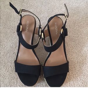 Merona wedges. (basically new)